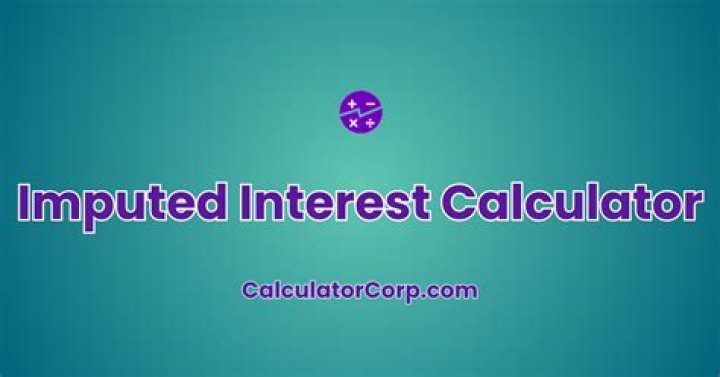 How do you calculate imputed interest rate?