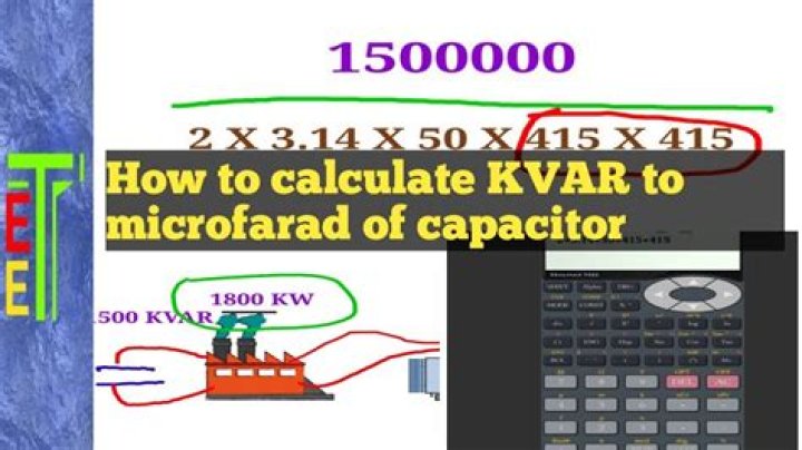 How do you calculate microfarads?