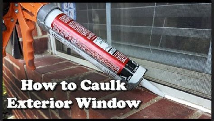 How do you caulk a basement window?