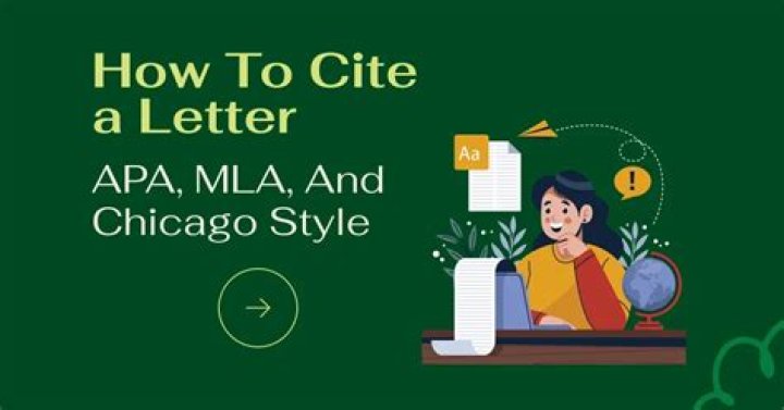 How do you cite a letter in a essay?
