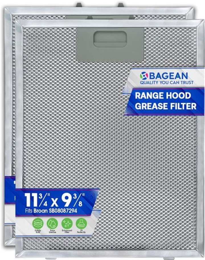 How do you clean a hood fan filter?