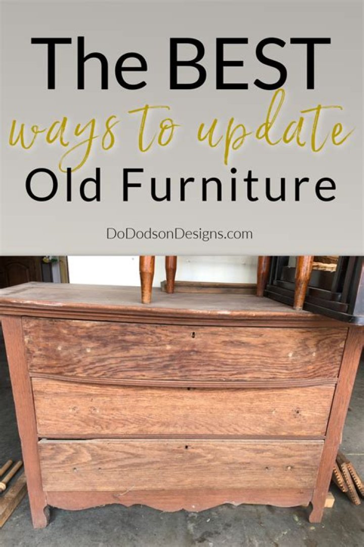 How do you clean an old wood dresser?