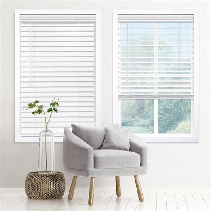 How do you clean faux wood blinds outside?