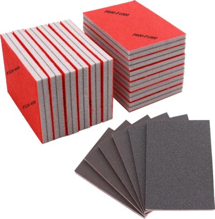 How do you clean foam sanding blocks?
