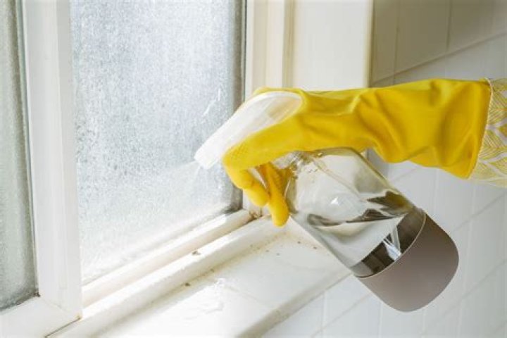 How do you clean painted wood window sills?