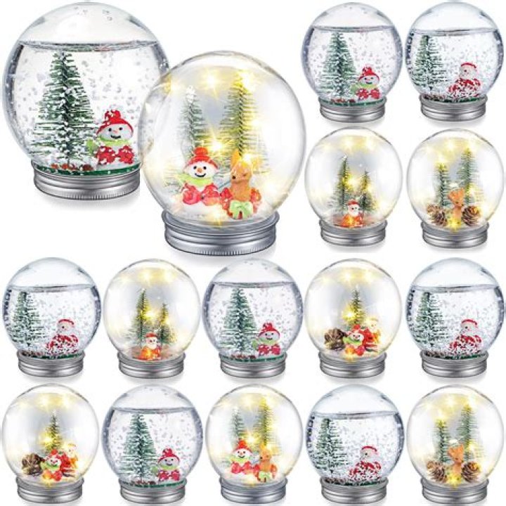 How do you clear water in a snow globe?