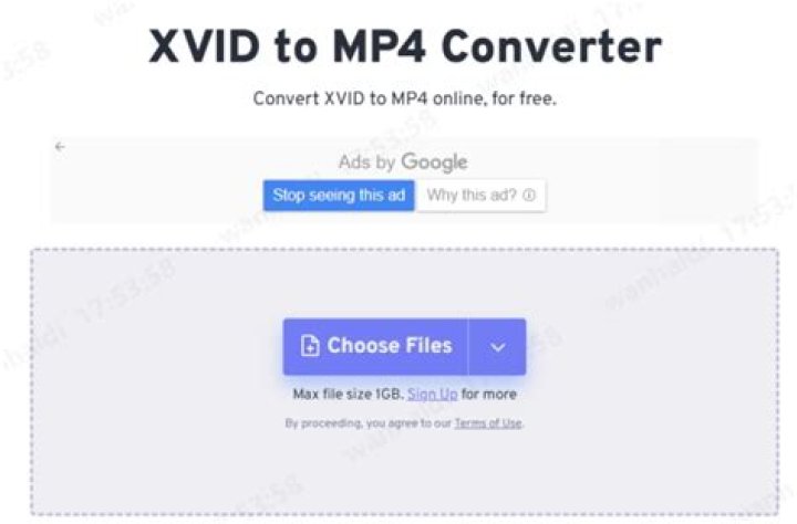 How do you convert Xvid to mp4?