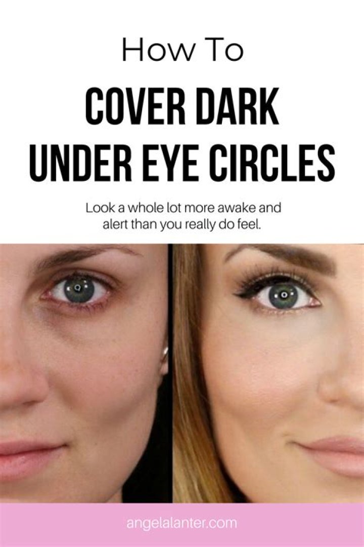 How do you cover dark circles with makeup?