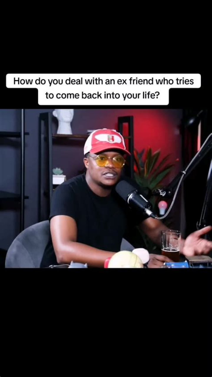 How do you deal with an ex friend?