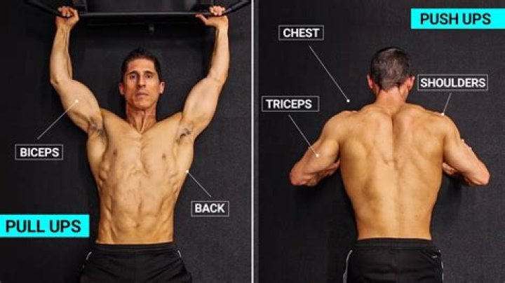 How do you do a pull up push up?