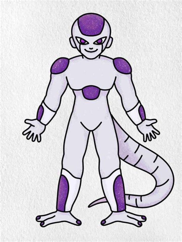 How do you draw Frieza face?