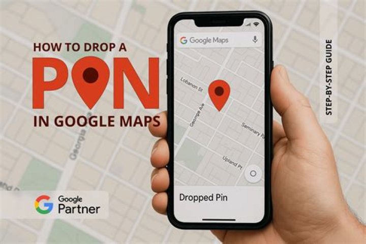 How do you drop a pin in Maps?