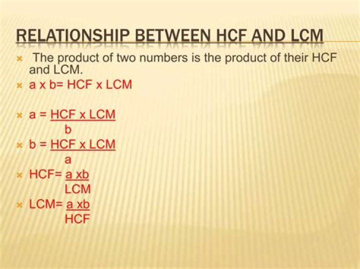 How do you find the LCM when HCF is given?