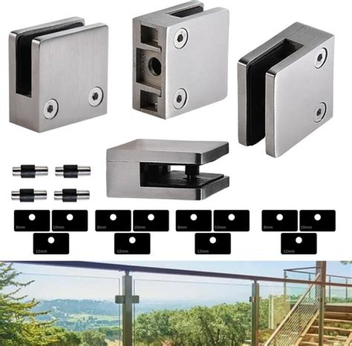 How do you fit glass clamps?