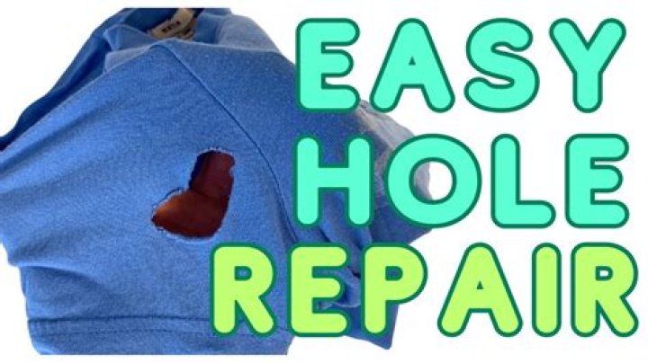 How do you fix a burn hole in a fabric car seat?
