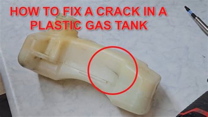 How do you fix a crack in a plastic hot tub?