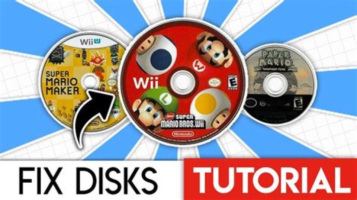 How do you fix a scratched Wii game disc?