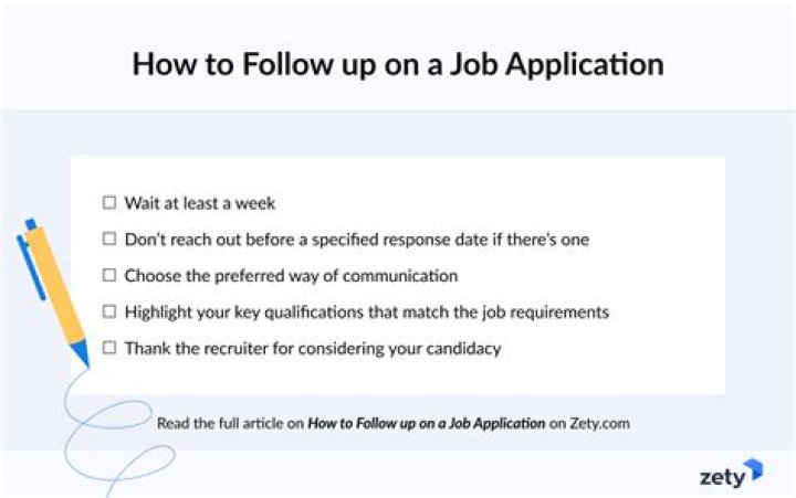 How do you follow up with a recruiter?