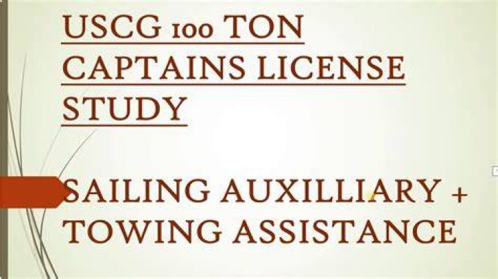 How do you get a 100 ton license?