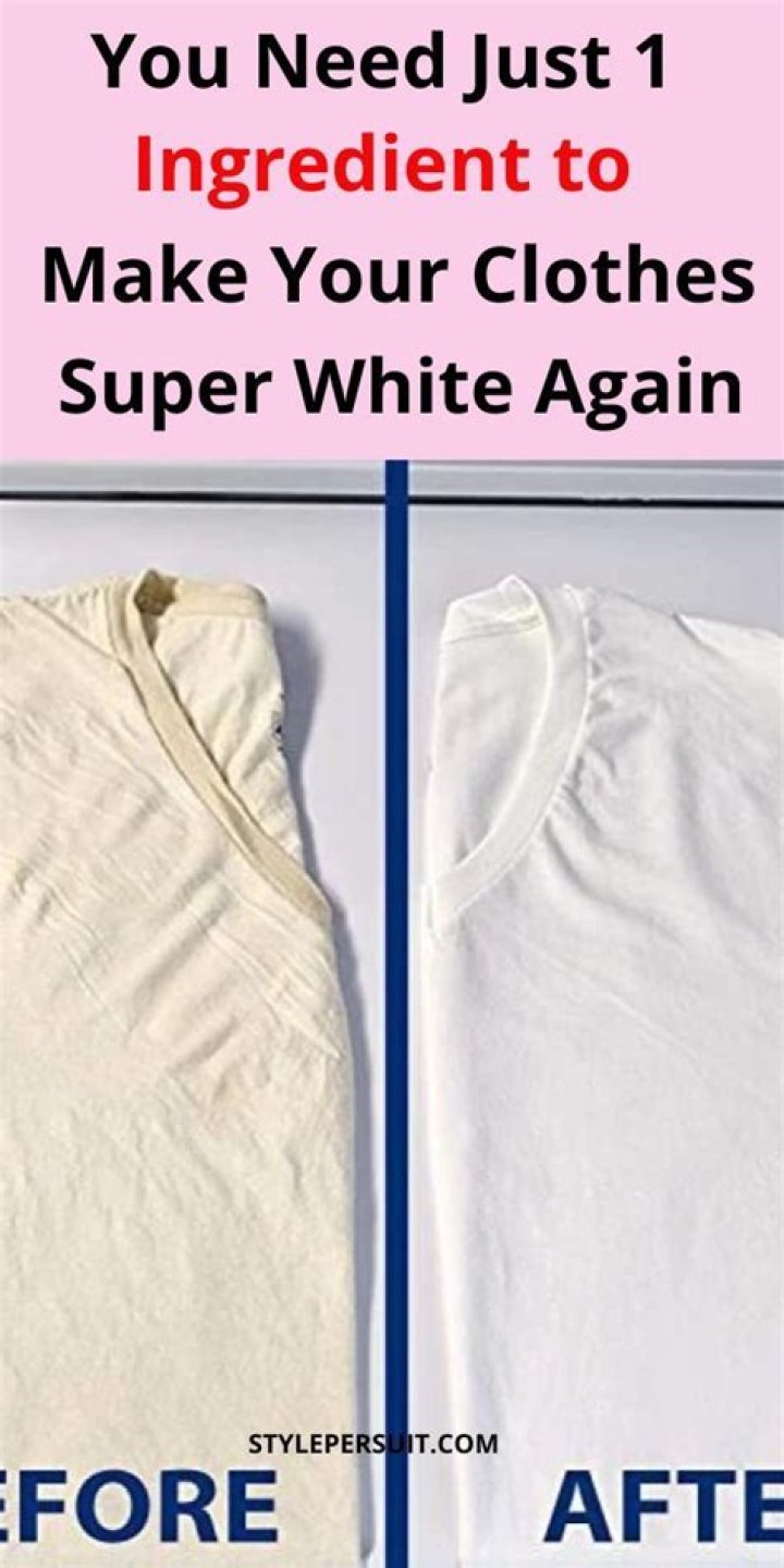 How do you get a white shirt white again?