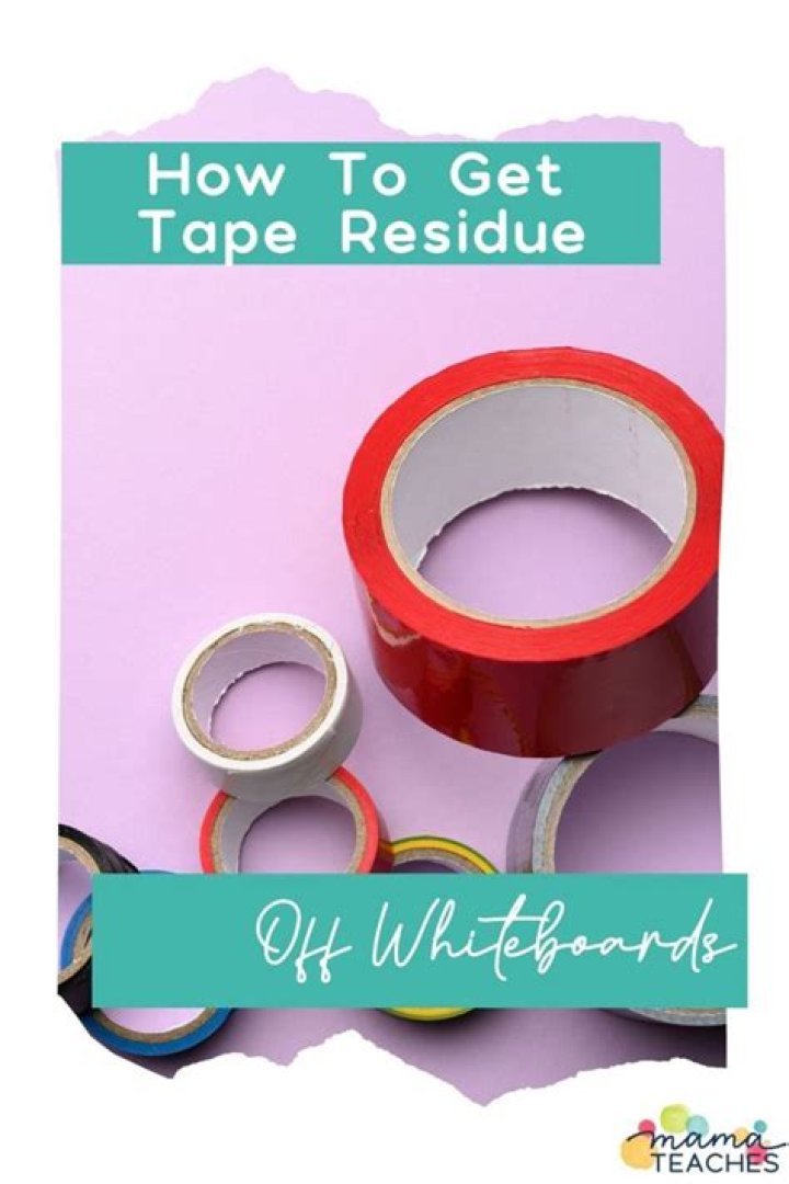 How do you get brown sticky tape residue off?