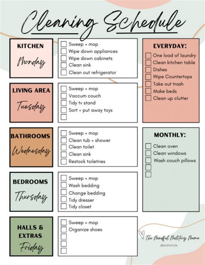 How do you get into a cleaning routine?
