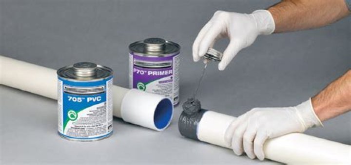 How do you glue PVC pipe to metal?