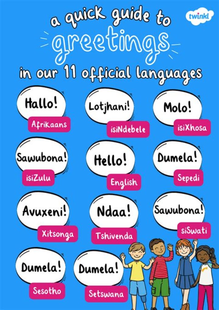 How do you greet in South African languages?
