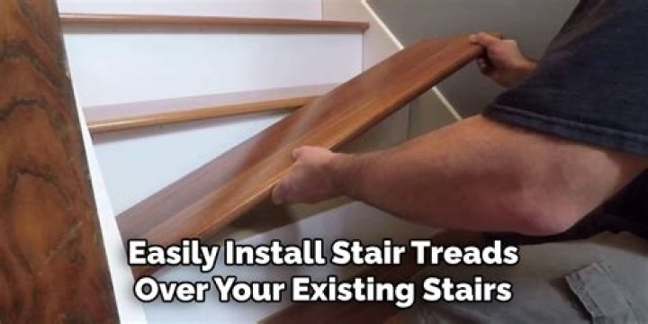 How do you install unfinished stair treads?