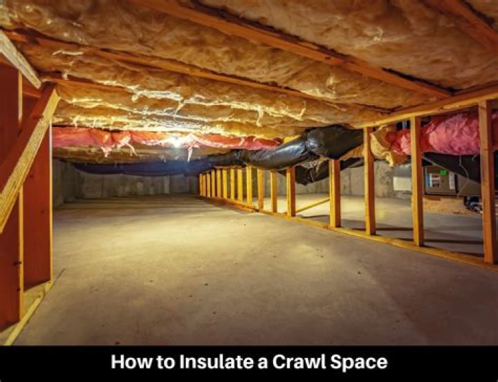 How do you insulate a hot water pipe in a crawl space?