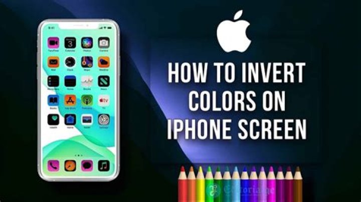 How do you invert colors on iPhone XS?