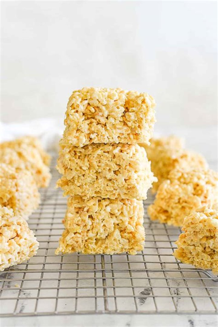How do you keep Rice Crispy Treats from sticking to the pan?