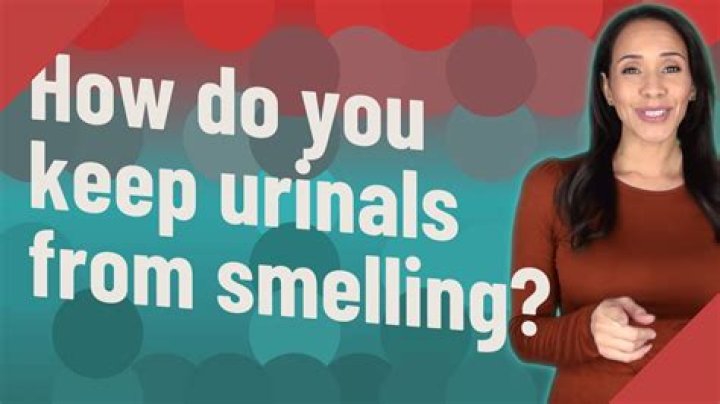 How do you keep urinals from smelling?