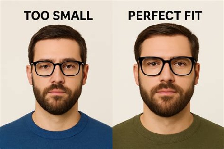 How do you know if your glasses are too big for your face?