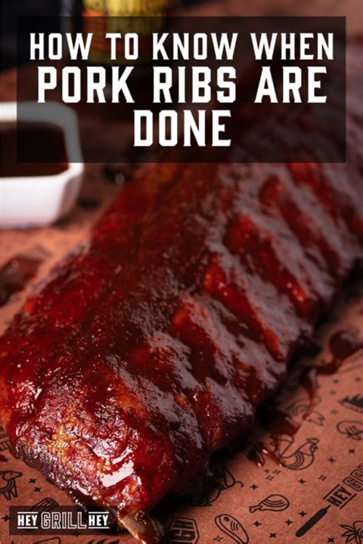 How do you know when country style ribs are done?