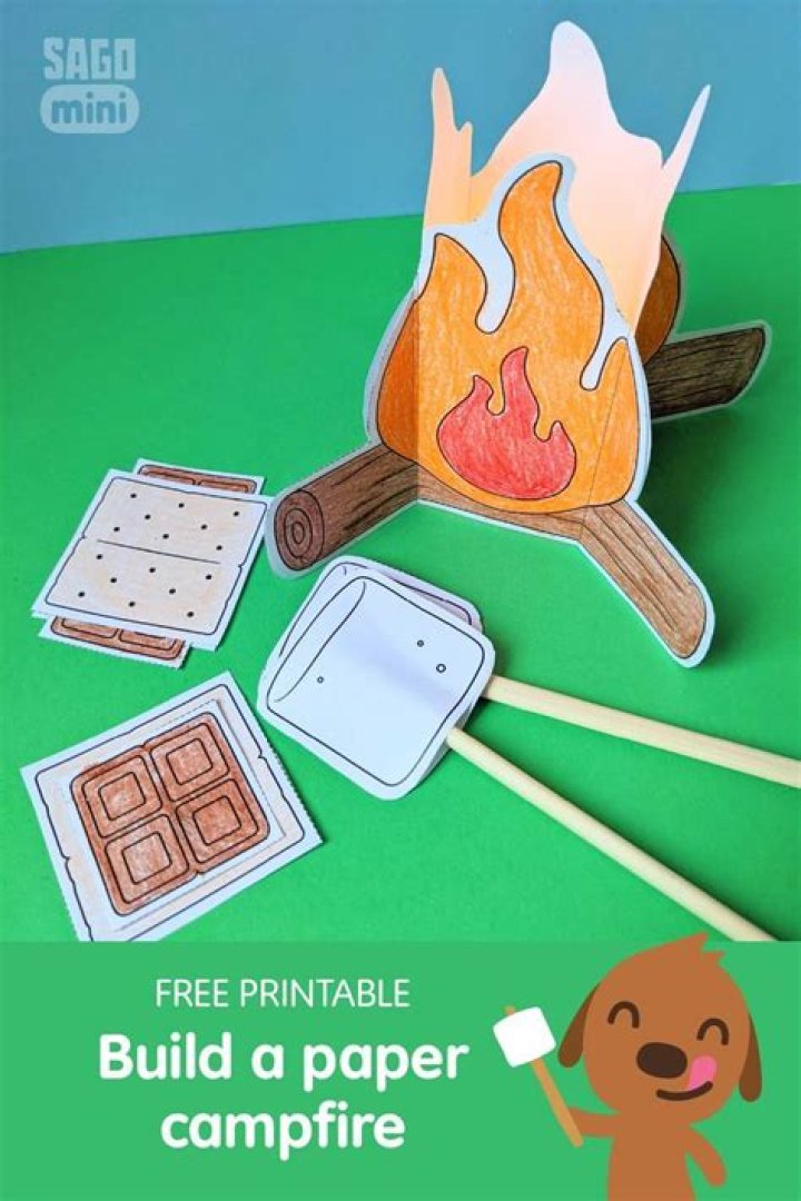 How do you make a campfire colorful?