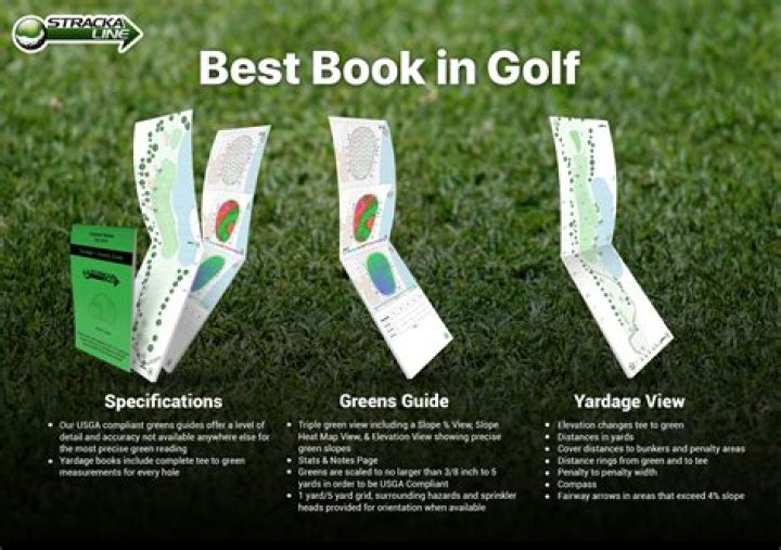 How do you make a golf yardage book?