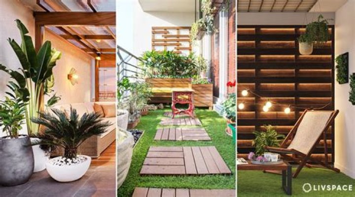 How do you make a small terrace garden?