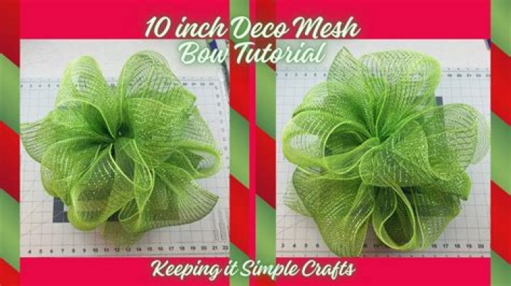 How do you make an angel out of deco mesh ribbon?
