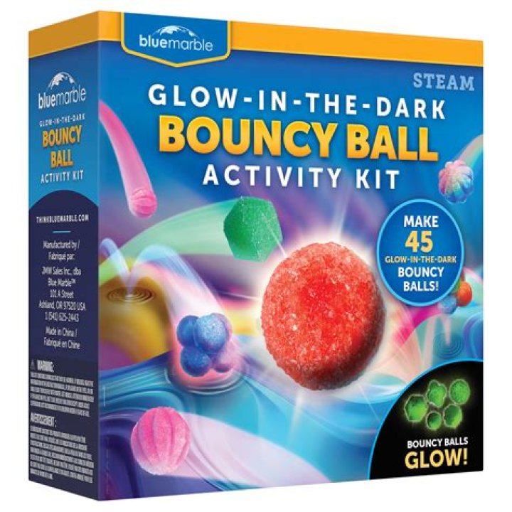 How do you make glow in the dark bouncy balls without borax?