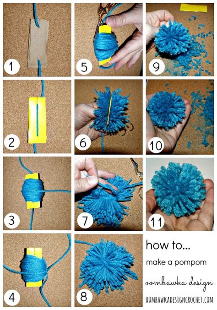 How do you make wedding pom poms?