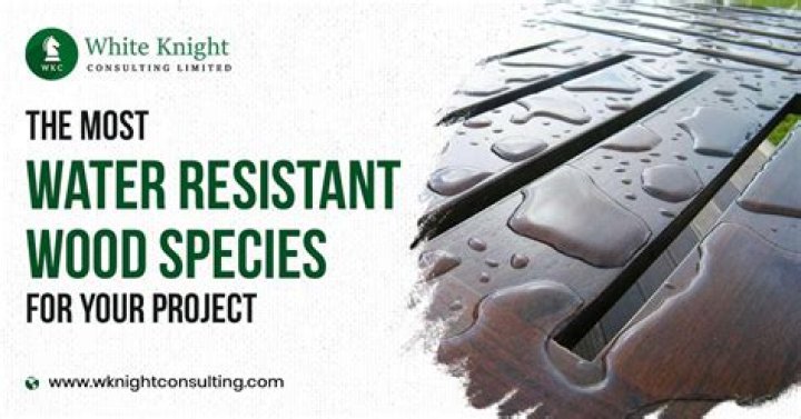 How do you make wood water resistant?