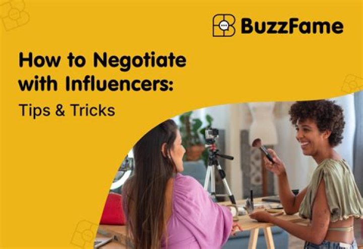How do you negotiate with Instagram influencers?