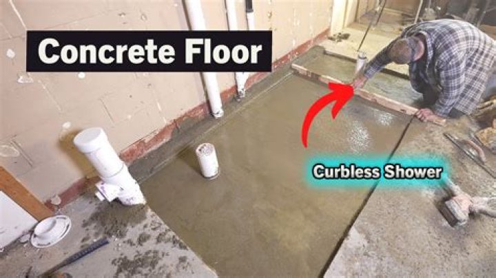How do you patch a large hole in a concrete floor?