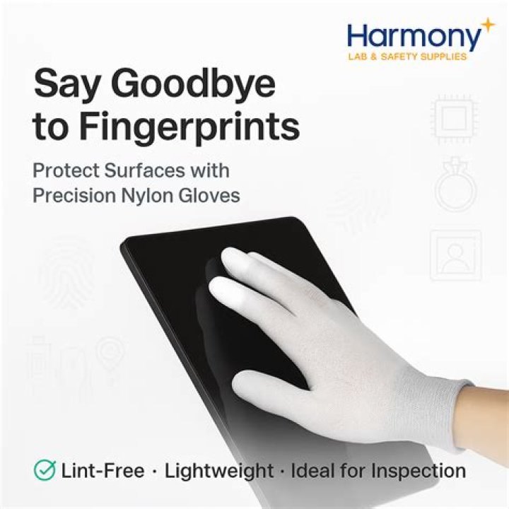 How do you prevent fingerprints on paper?