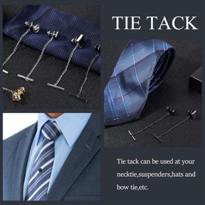 How do you properly wear a tie tack?