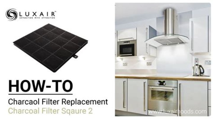 How do you put a carbon filter on a cooker hood?