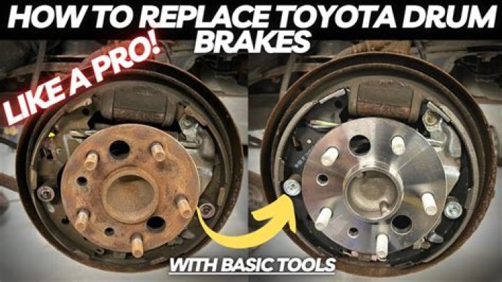 How do you release rear drum brakes?