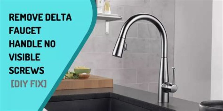 How do you remove a Delta Faucet screw?