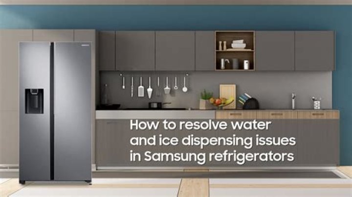 How do you remove a Samsung water dispenser?